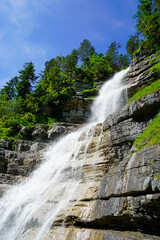 Obraz premium Häselgehr waterfall in Tyrol, Austria.