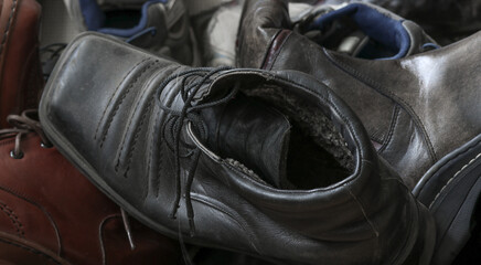 old black mens shoes.