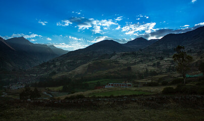 Panorama of the Mountains Canta
