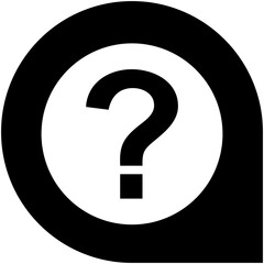 help icon on white background