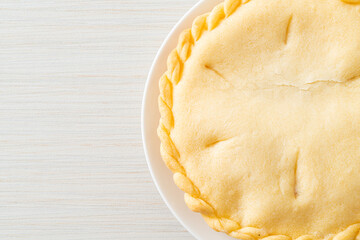 Toddy palm pies on plate