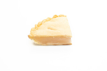 Toddy palm pies on white background
