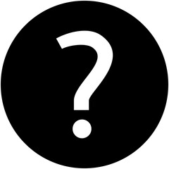 help icon on white background