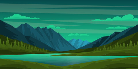 Mountains Background 

