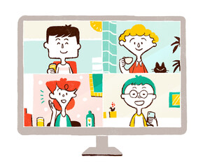 online drinking party