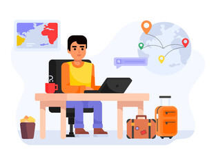 Obraz premium Online Destination