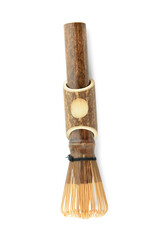 Bamboo chasen on white background