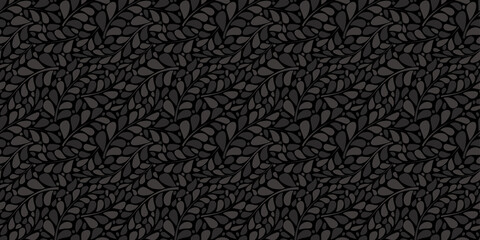 Fototapeta premium Stylish organic and botanical background. Seamless pattern.Vector. スタイリッシュ有機的パターン