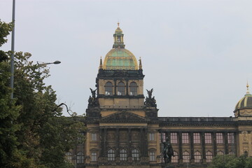 The historic building of the National Museum in Prague