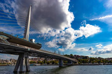 Ataturk bridge in Istanbul. Turkey