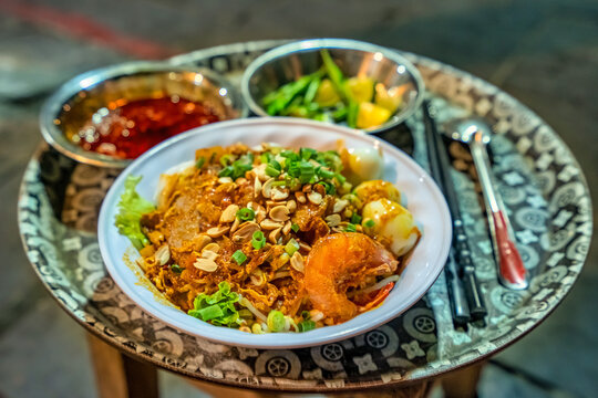 Mi Quang, Vietnamese food at Hoi An, Vietnam