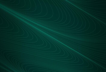 Dark Green vector layout with flat lines.