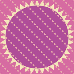 Vector seamless pattern of lunar eclipse. Pink, lilac, violet, yellow. For textiles, wrapping paper, tissue.