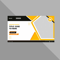 Youtube Thumbnail Templat Design.