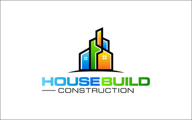 Obraz premium Illustration vector graphic of construction and building concept logo design template-05