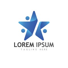 Obraz premium People Icon work group Vector