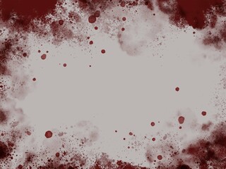 Blood splash art painting frame texture background