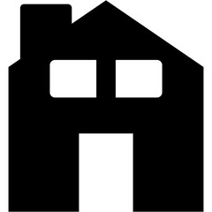 home icon on white background