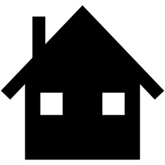 home icon on white background