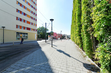 Freiburg im Breisgau, Vauban, new residential area - obrazy, fototapety, plakaty