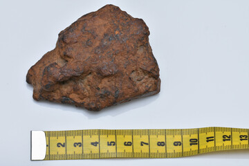 a 9-centimeter iron meteorite