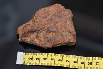 a 9 centimeter iron meteorite