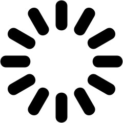 loading icon on white background