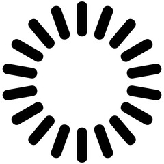 loading icon on white background