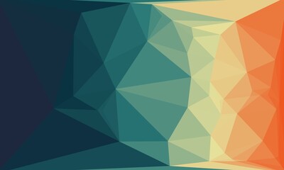 vibrant abstract multicolored background with poly pattern
