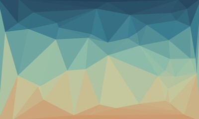 Fototapeta premium vibrant minimal multicolored polygonal background