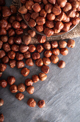 Shellless Turkish hazelnut, heart-healthy foods.