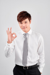 cool man doing an okay symbol