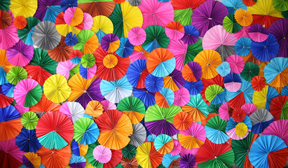 colorful balloons in the sky