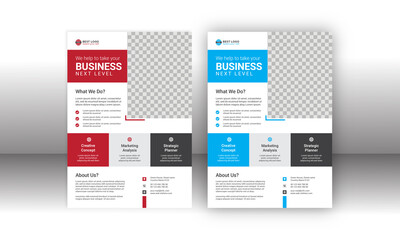 Obraz premium Creative Flyer design for Corporate Business simple design for ads