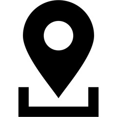 location icon on white background