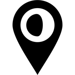 location icon on white background