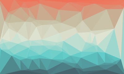 vibrant colorful geometric background with mosaic design