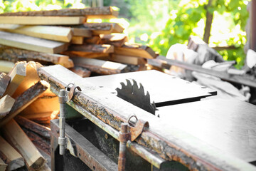 Circular and firewood