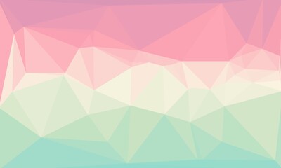 Obraz premium vibrant minimal multicolored polygonal background