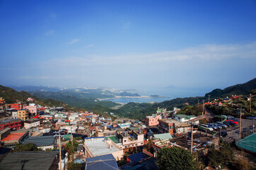A view of a small town in Taiwan