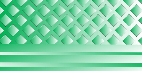 Green and white background