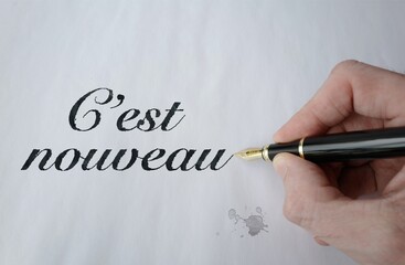 c'est nouveau stylo plume