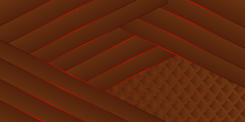 Abstract brown background, with red lines
