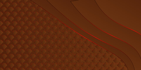 Abstract brown background, with red lines