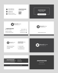 Business Card Minimal Balck and White