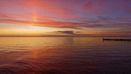Morgenhimmel an der Ostsee