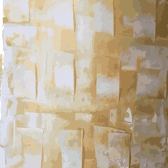 Acrylic background hand painted background texture. Golden shiny foil Background. Abstract gold marble texture.  Smooth acrylic vector illustration for web, template, posters, card, banner. 