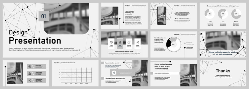 
Set of vector slides for presentations and reports.
Poster flyer pamphlet brochure, portfolio, design annual report, vector template, leaflet. Minimalistic design background
