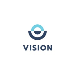 Eye vision logo design inspiration vector template