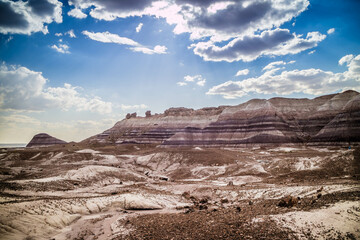 The Blue Mesa Trail in Petrified Forest National Park, Arizona